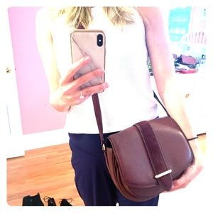 Kate Spade Maroon Crossbody Bag
